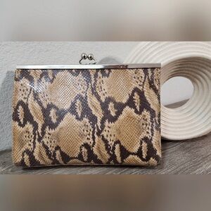 Neiman Marcus Navy and Gold Logo Plaque Tote